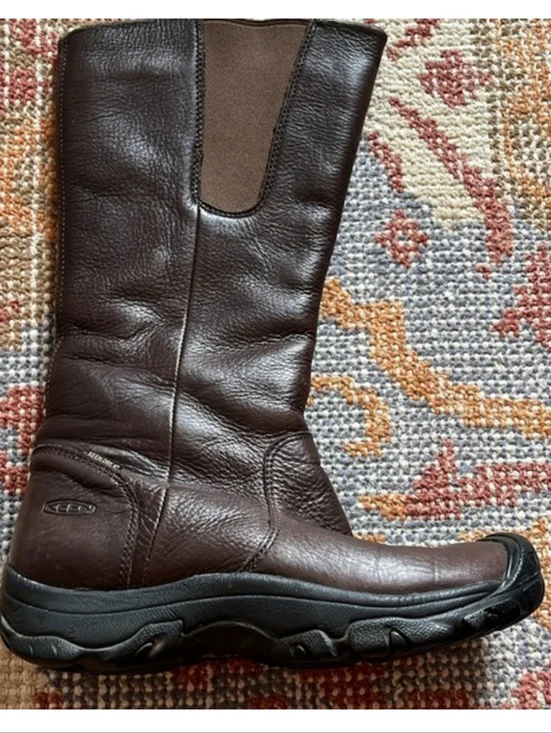 Keen Silverton Java Ladies Brown Boots Size 7 - Picture 2 of 12